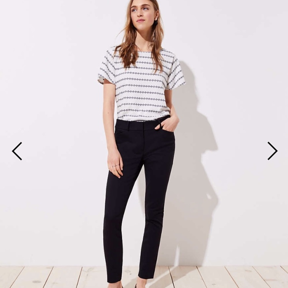 LOFT Black Work Slacks. Worn a handful of times